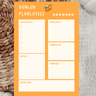 Portakal Günlük Planlayıcı