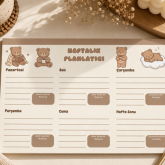 Teddy Haftalık Planlayıcı
