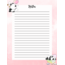 Pembe Panda Notepad