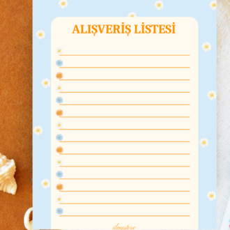 Daisy Alışveriş Listesi