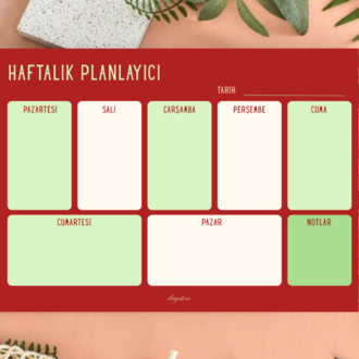 Strawberry Haftalık Planlayıcı