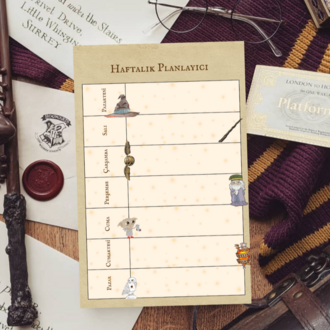 Harry Potter Haftalık Planlayıcı
