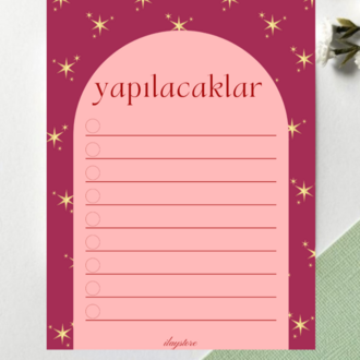 Rosy Yapılacaklar Listesi