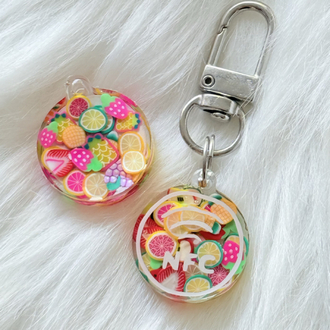 Mini NFC Pet Künye - 2.2cm Meyve Bahçesi