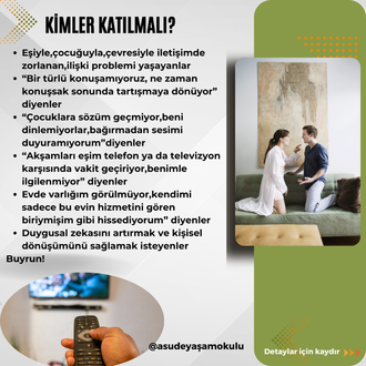 Duygusal Farkındalıkla İlişki Onarımı Eğitimi