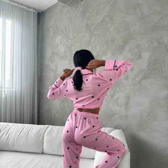 Saten Pijama Takımı