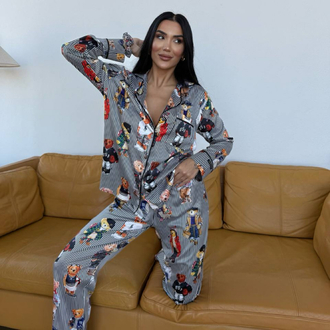 Saten Pijama Takımı