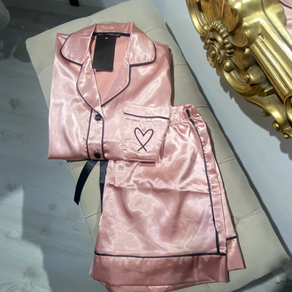 Saten Şortlu Pijama Takımı