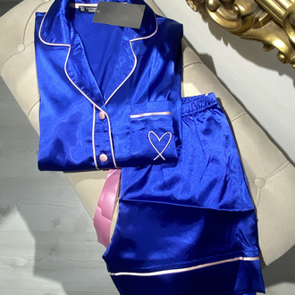 Saten Şortlu Pijama Takımı