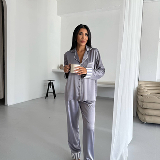 Saten Pijama Takımı