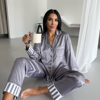 Saten Pijama Takımı