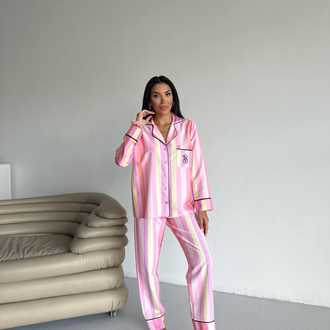 Mat Saten Pijama Takımı