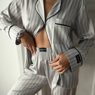 Saten Pijama Takımı