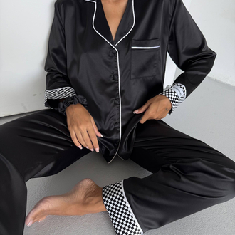 Saten Pijama Takımı