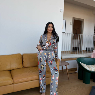 Saten Pijama Takımı