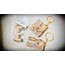 metalik keychain letters (1 Adet)