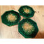 ruby green &Gold coasters