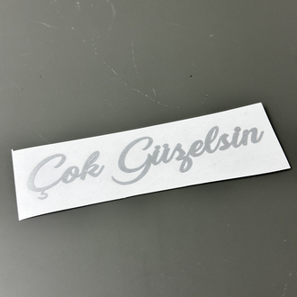 ÇOK GÜZELSİN STİCKER ADET