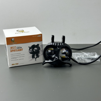 MOTORSİKLET BAYKUŞ LED LAMBA 12 V ( SARI - BEYAZ )