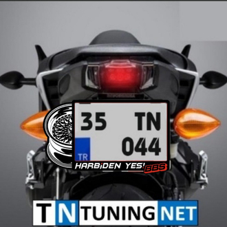 HARBİDEN YES BBS MOTORSİKLET FULL PLEKSİ PLAKALIK