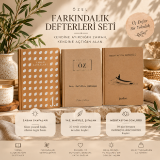 Farkındalık Defterleri Seti -3lü Paket