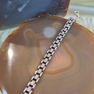 GÜMİŞ ROLEX MODEL İÇİ BOŞ BİLEKLİK