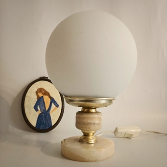 Art Deco Vintage Abajur/Masa Lambası