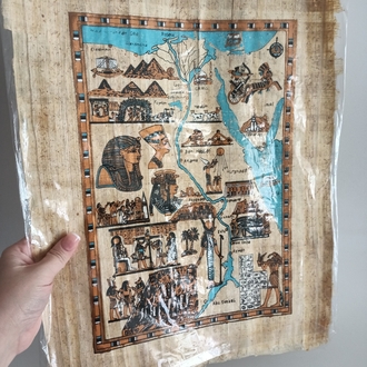 El Boyama Antik Mısır Papirüs