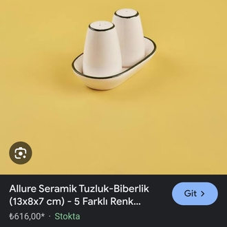 Bella Maison Retro Tuzluk Takımı 