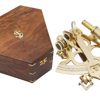 DENİZCİLİK GRUBU-Marine Pirinç Aksesuar-SEXTANT-21,5x19x11 CM-JTTR2709