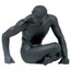 WISE Veronese Serisi-VERONESE BİBLOLAR › Wise Body-ÇIPLAK ADAM - SİYAH-13.5*11*11 CM.