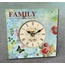 MUTFAK SAATLERİ SERİSİ-MB KARE FAMILY TEMALI MASA SAATİ-KÜÇÜK-16*16*3 CM