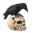 WISE Veronese İskelet Serisi-WISE KURUKAFA VE KARGA-11,5*13*7 CM