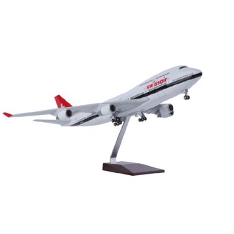 HEDİYELİK-MAKET UÇAKLAR-SWISSAIR-ÖLÇEK : 1:160 47 CM-JB747SWISSAIR