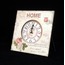 MUTFAK › AHŞAP SAATLER › Saatler-MB KARE HOME TEMALI MASA SAATİ-KÜÇÜK-16*16*3 CM