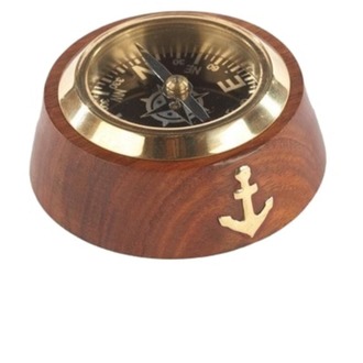  DENİZCİLİK GRUBU-Marine Pirinç Aksesuar-PUSULA-7x7x4 CM-JTTR2703