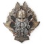 Veronese Serisi-Wise Mitoloji & Tarih-VIKING IKIZ BALTA VALHALLA DUVAR-23*5*27 CM