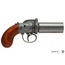 Dekoratif Denix-6 VARİL PEPPER-BOX REVOLVER, İNGİLTERE 1840-Made in Spain-Handmade