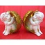 HEDİYELİK › KARIŞIK › Melek Figürler-QQC 2Lİ OTURAN MELEK>>8X6.5X8 CM