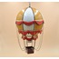 Jayland Metal Eskitilmiş Retro Sarı Sıcak Hava Balonu-Jayland Serisi-27*27*45 CM