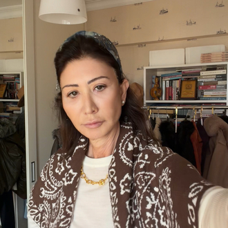 Jami Çift Taraflı Üçgen Şal