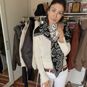 Jami Çift taraflı Üçgen Şal