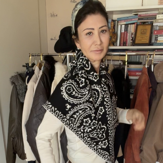 Jami Çift taraflı Üçgen Şal