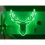 Geyik Boynuzlu Neon Duvar Dekoru