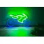 Motorsiklet Sürücü Neon Duvar Dekoru