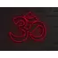 Om Meditasyon Namaste Yoga Neon Duvar Dekoru