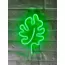 Yeşil Yaprak Neon Duvar Dekoru