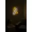 Maurizio Cattelan Komedi Muz Duvar Neon Duvar Dekoru