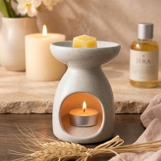 Jera Style Buhurdanlık - Wax Melt Uyumlu Doğal Koku Ritüeli için Dekoratif Obje