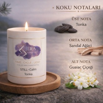 STILL - Calm | Tonka | %100 Doğal Soya ve Hindistan Cevizi Mum